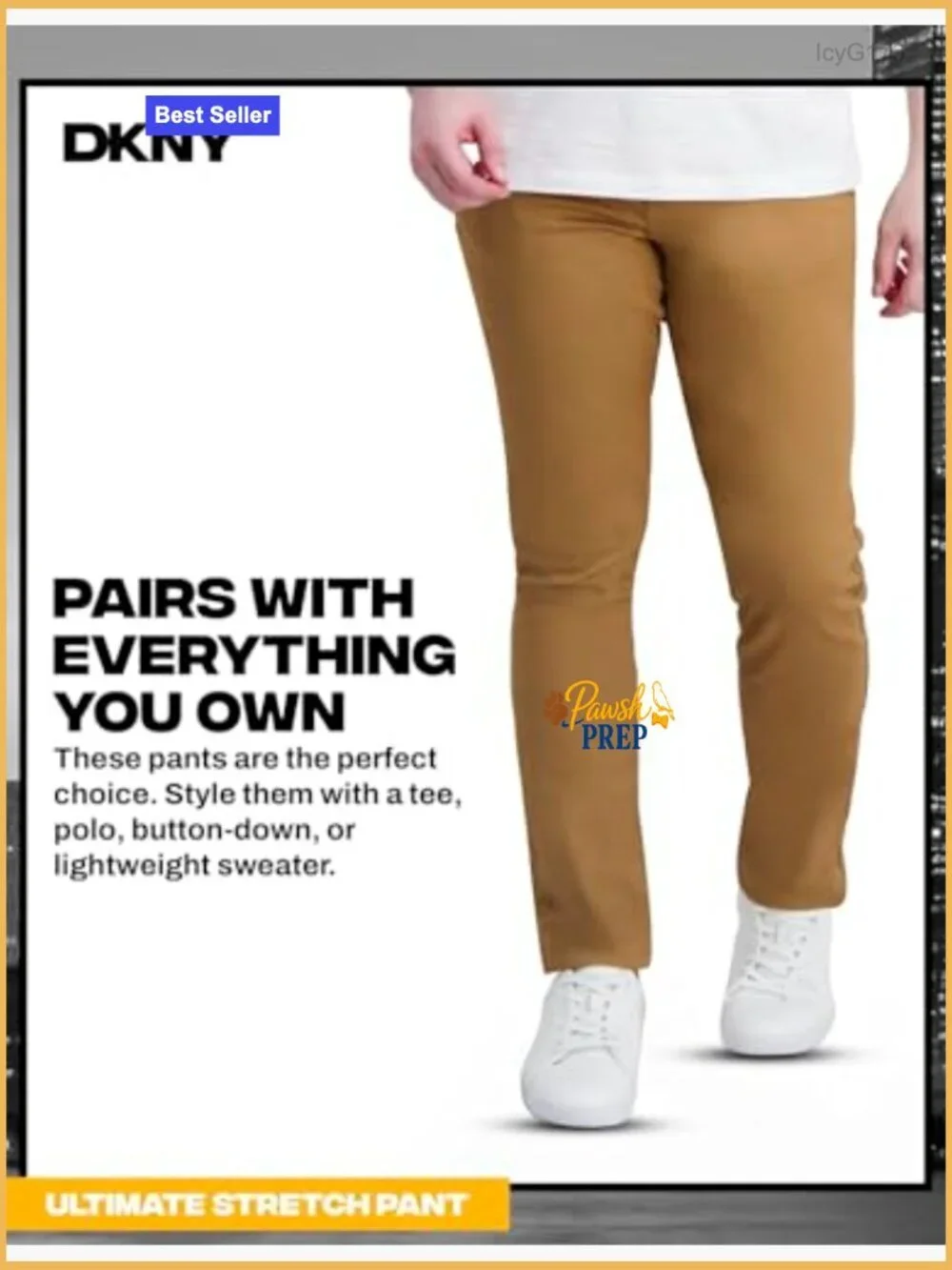 Slim Fit Ultimate Stretch Chinos - 5-Pocket Business Casual Slacks